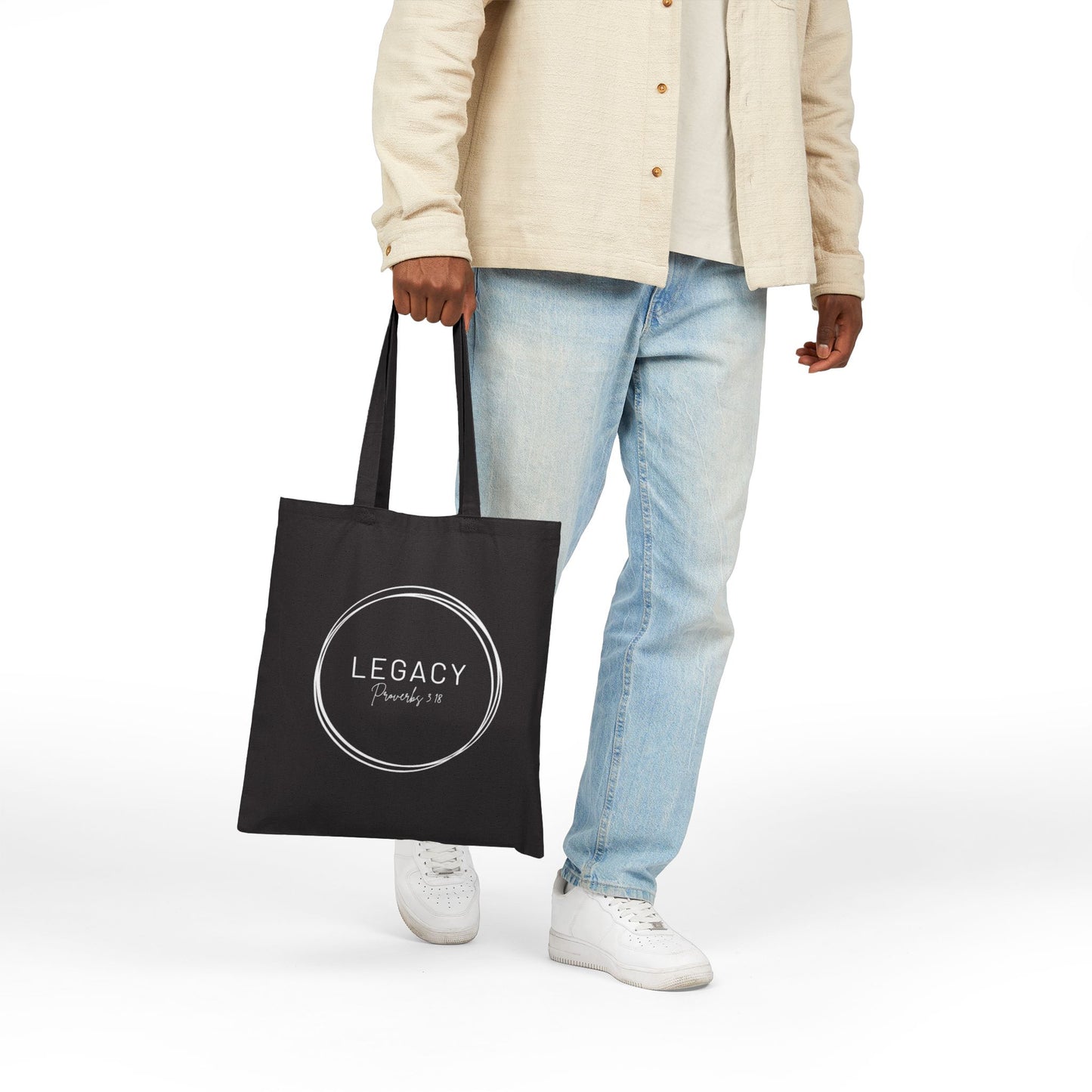 Legacy Circle Cotton Canvas Tote Bag