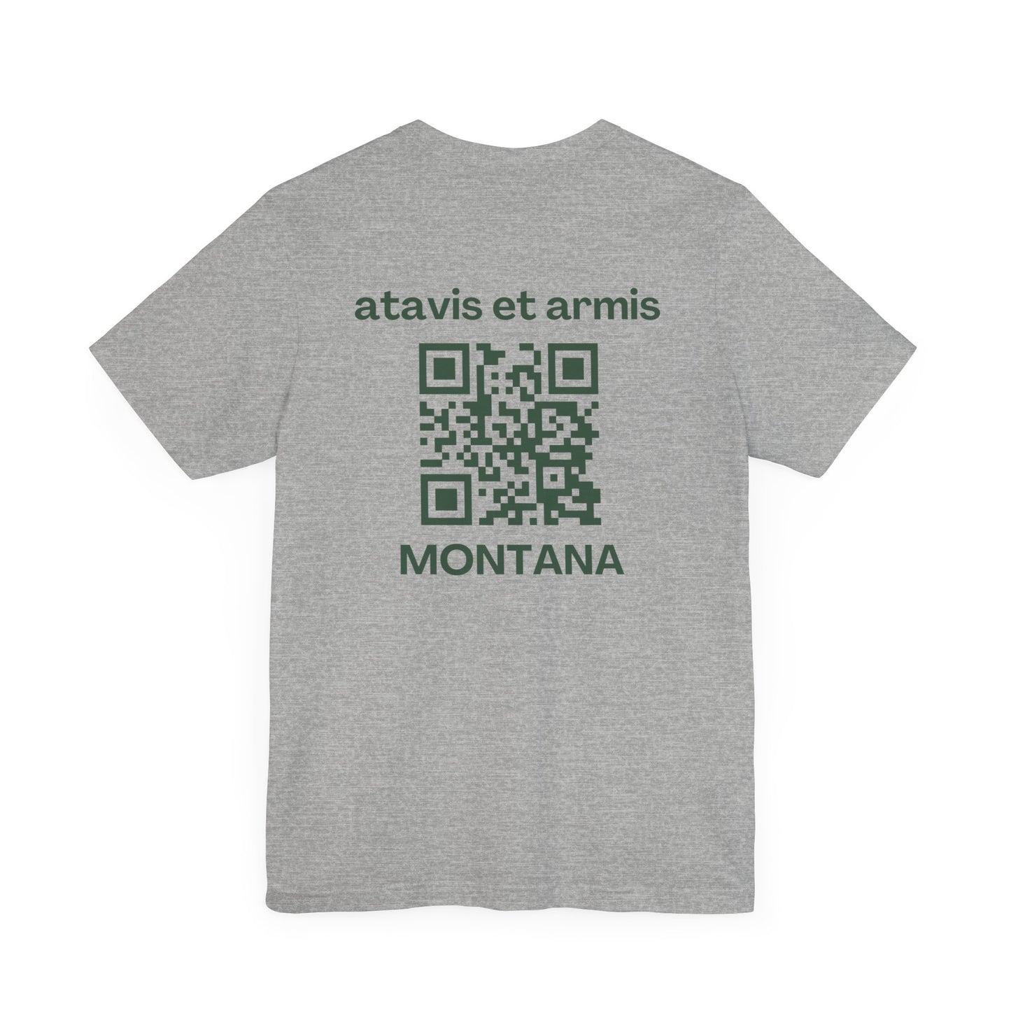 MHOSLJ Montana T-Shirt - Large Cross Front and QR Back