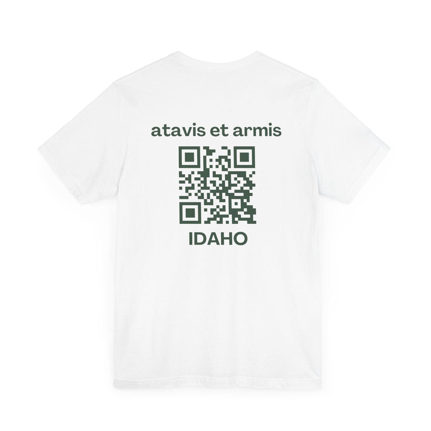 MHOSLJ Idaho T-Shirt - Large Cross Front and QR Back