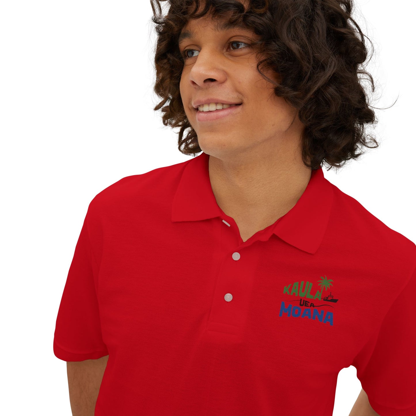 Kaula Uea Moana Men's Cotton Polo Shirt