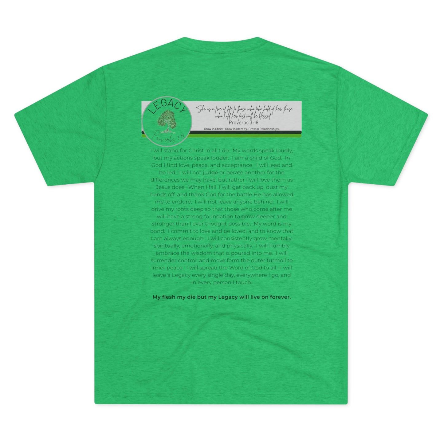 Legacy Circle Creed Tri-Blend Crew Tee