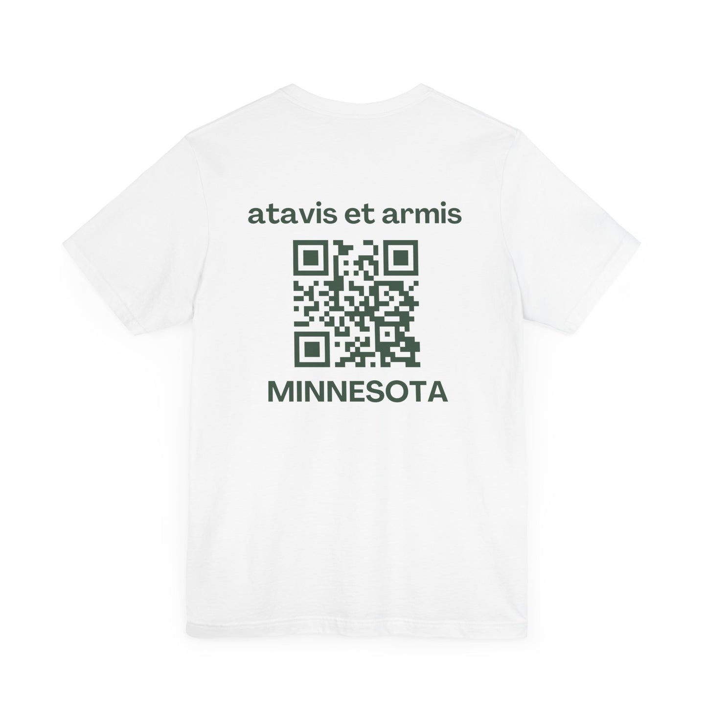 MHOSLJ Minnesota T-Shirt - Large Cross Front and QR Back