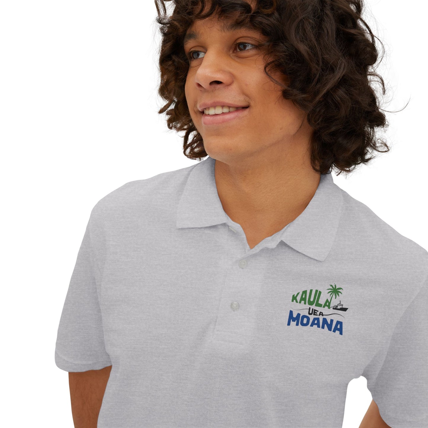 Kaula Uea Moana Men's Cotton Polo Shirt