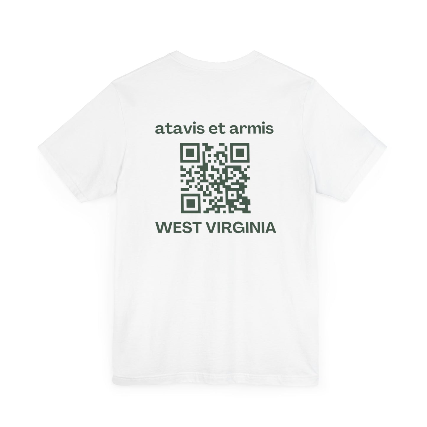 MHOSLJ West Virginia T-Shirt - Large Cross Front and QR Back