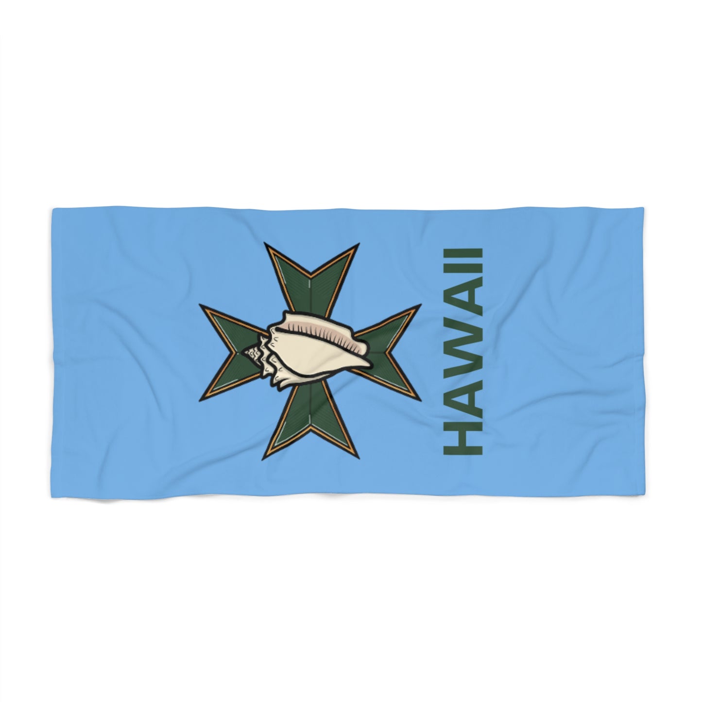 MHOSLJ Hawaii Beach Towel - Blue