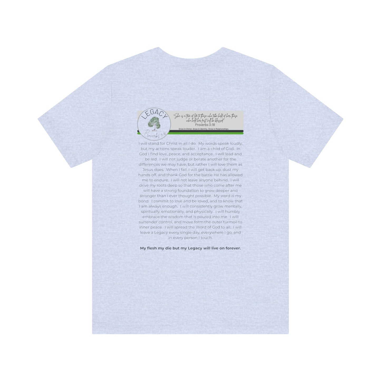 Legacy Tree Creed Cotton Blend Tee