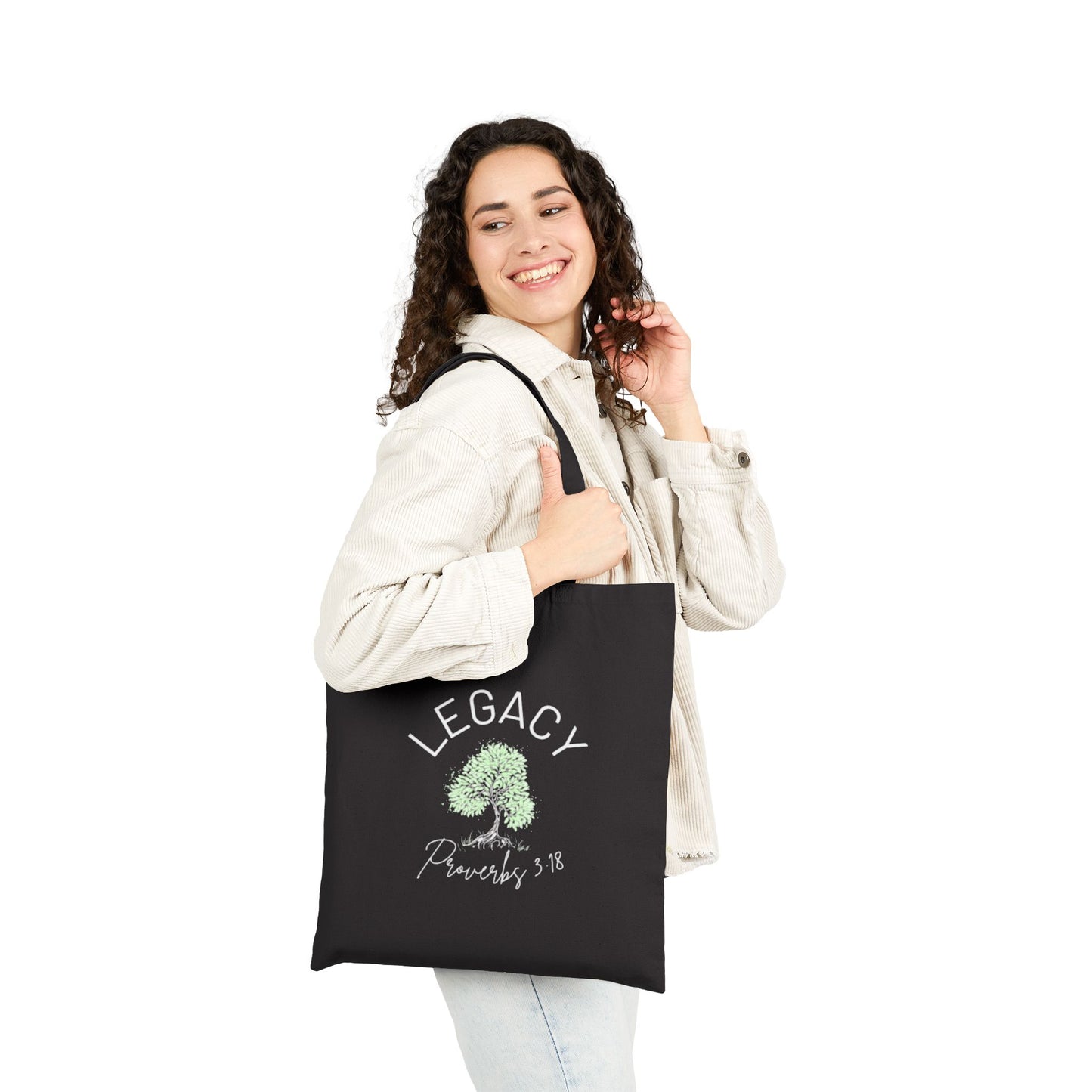 Legacy Tree Cotton Canvas Tote Bag