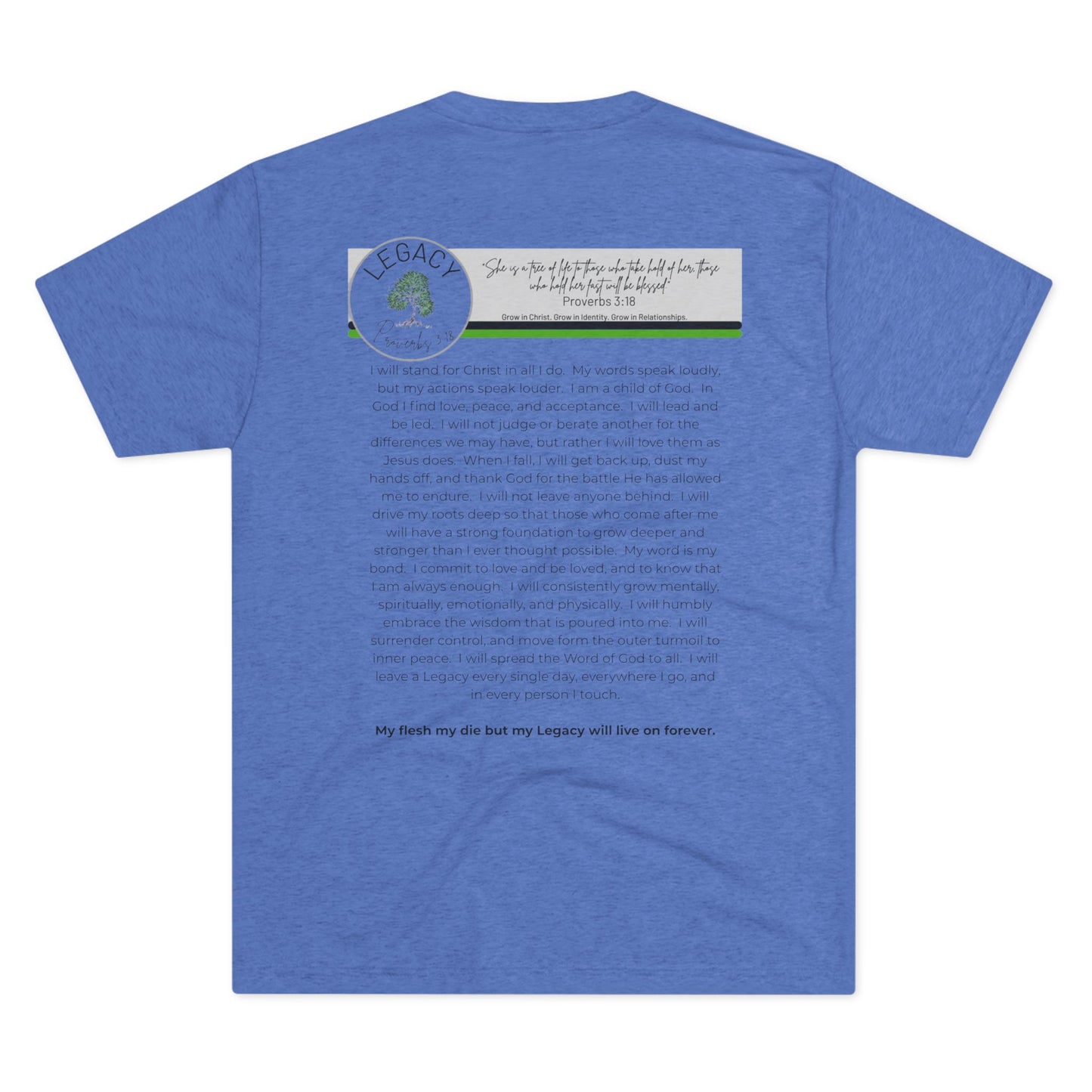 Legacy Circle Creed Tri-Blend Crew Tee