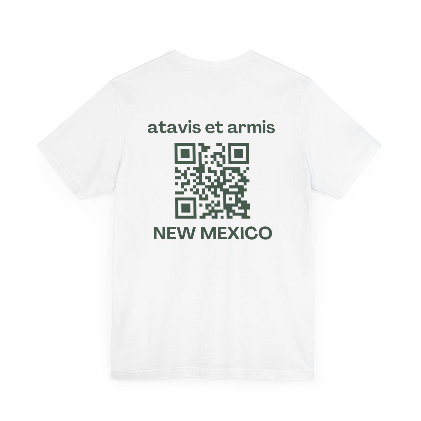 MHOSLJ New Mexico T-Shirt - Large Cross Front and QR Back