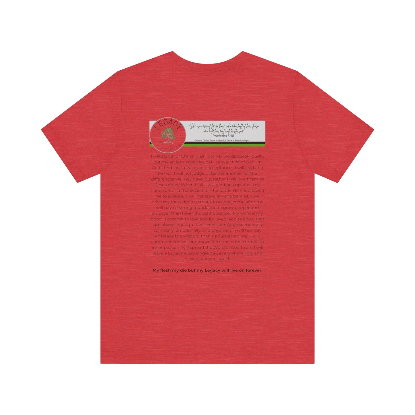Legacy Tree Creed Cotton Blend Tee