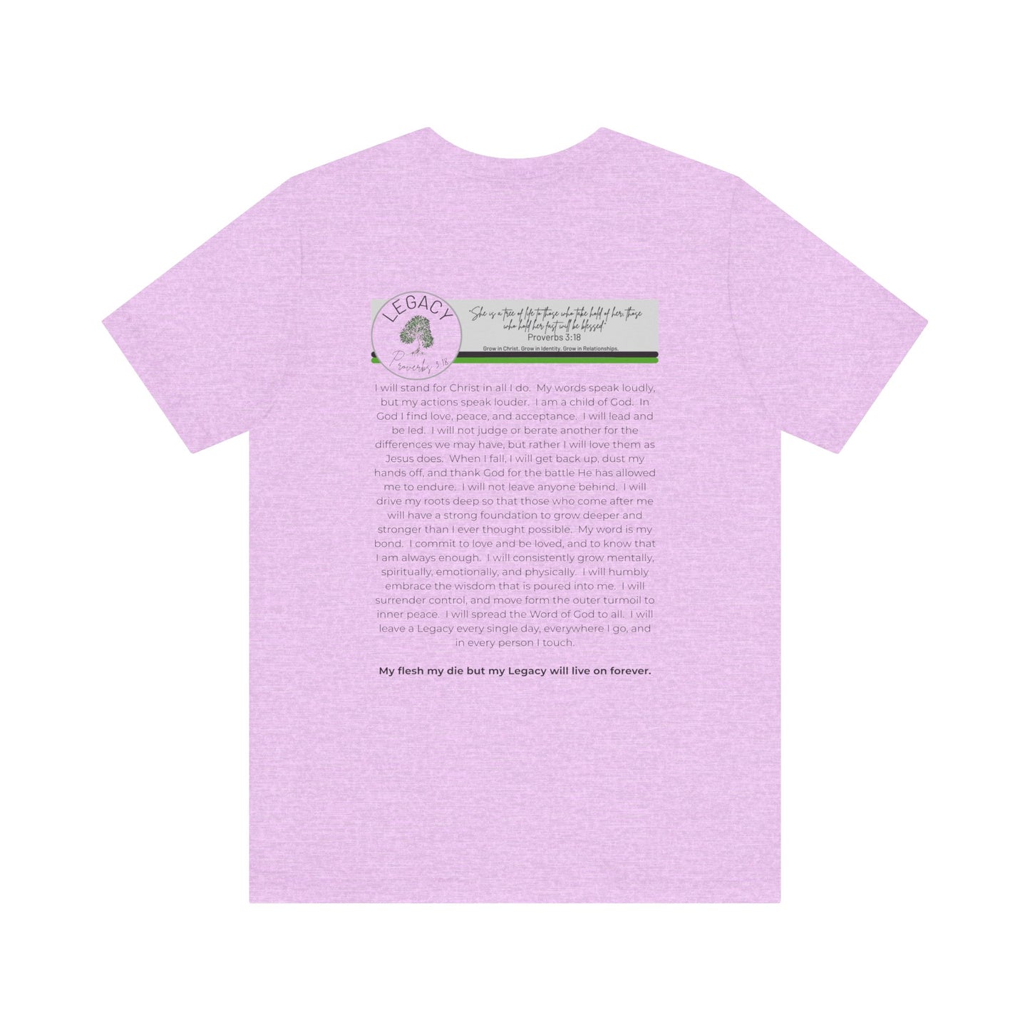 Legacy Tree Creed Cotton Blend Tee