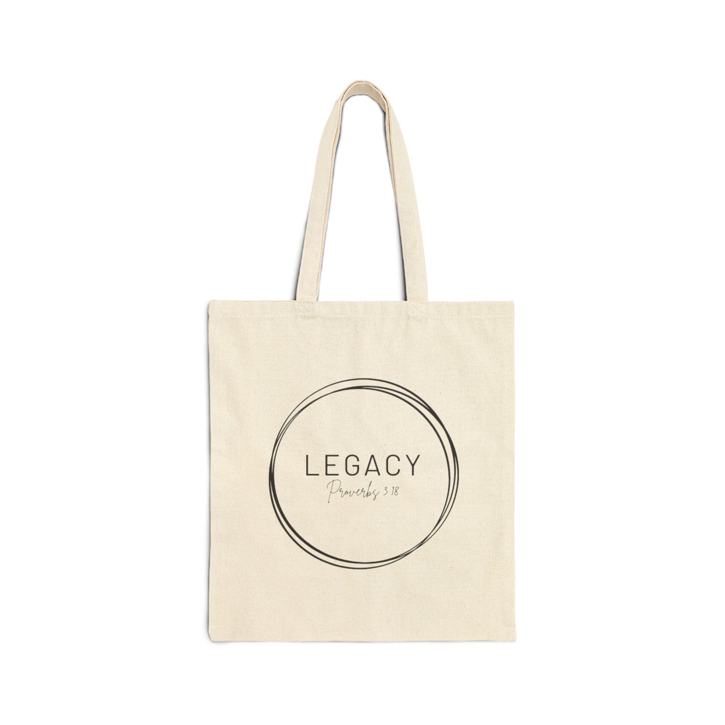 Legacy Circle Cotton Canvas Tote Bag