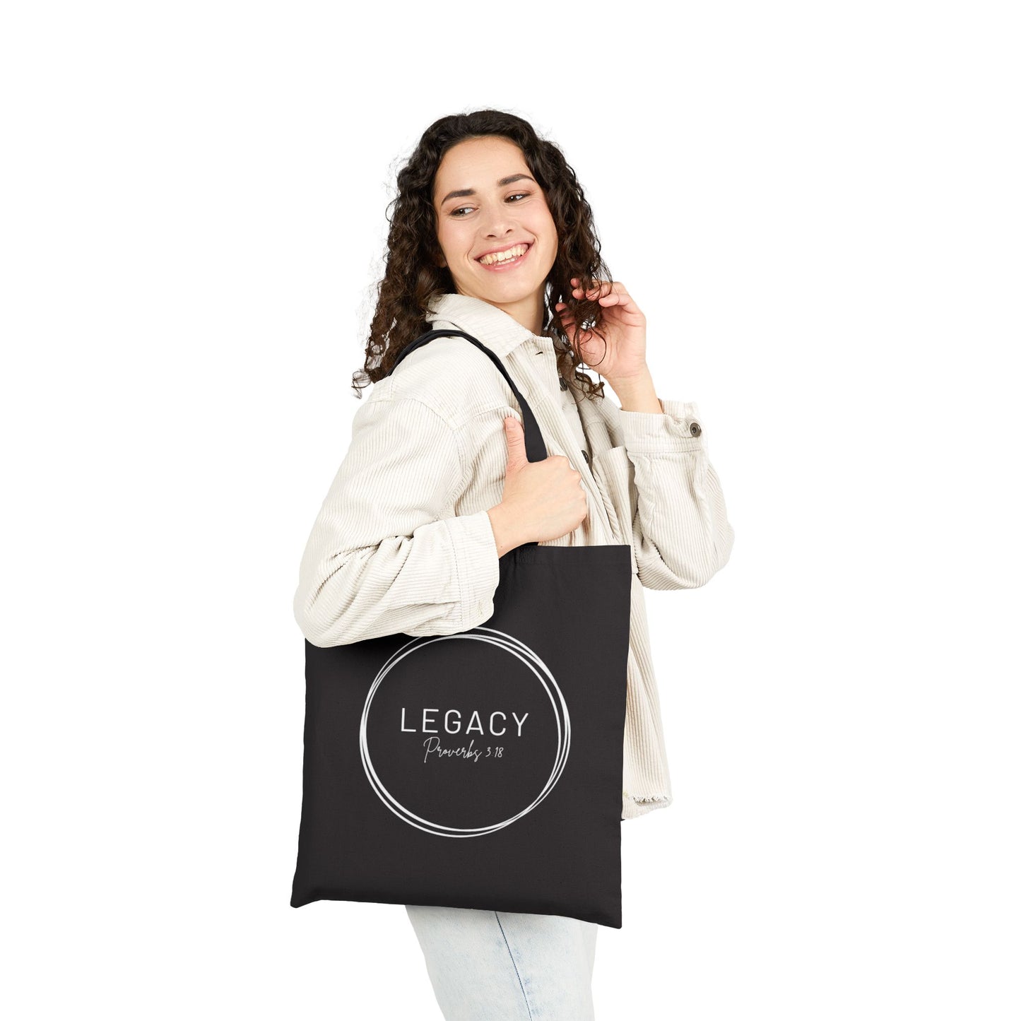 Legacy Circle Cotton Canvas Tote Bag