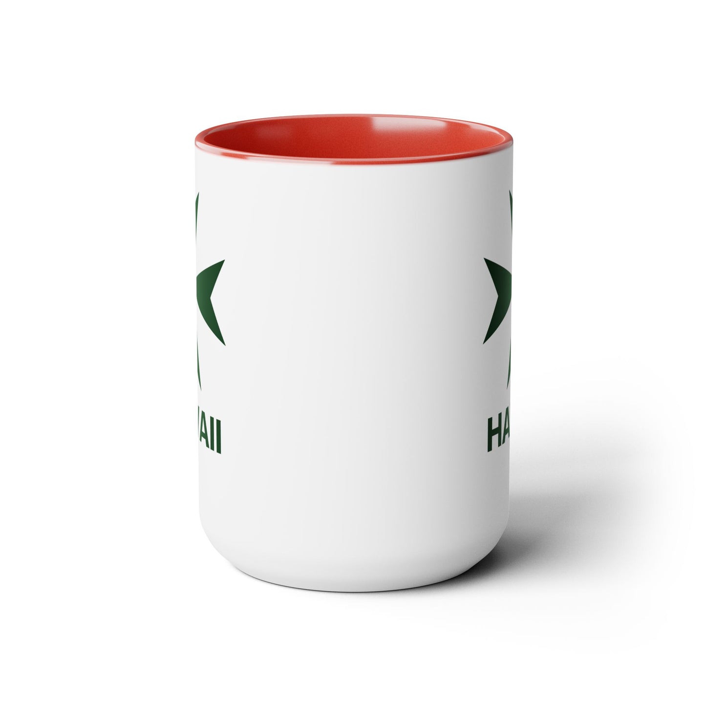 MHOSLJ Hawaii Cross Two-Tone Coffee Mug