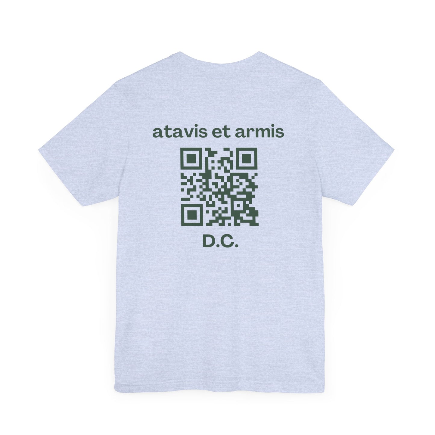 MHOSLJ D.C. T-Shirt - Large Cross Front and QR Back