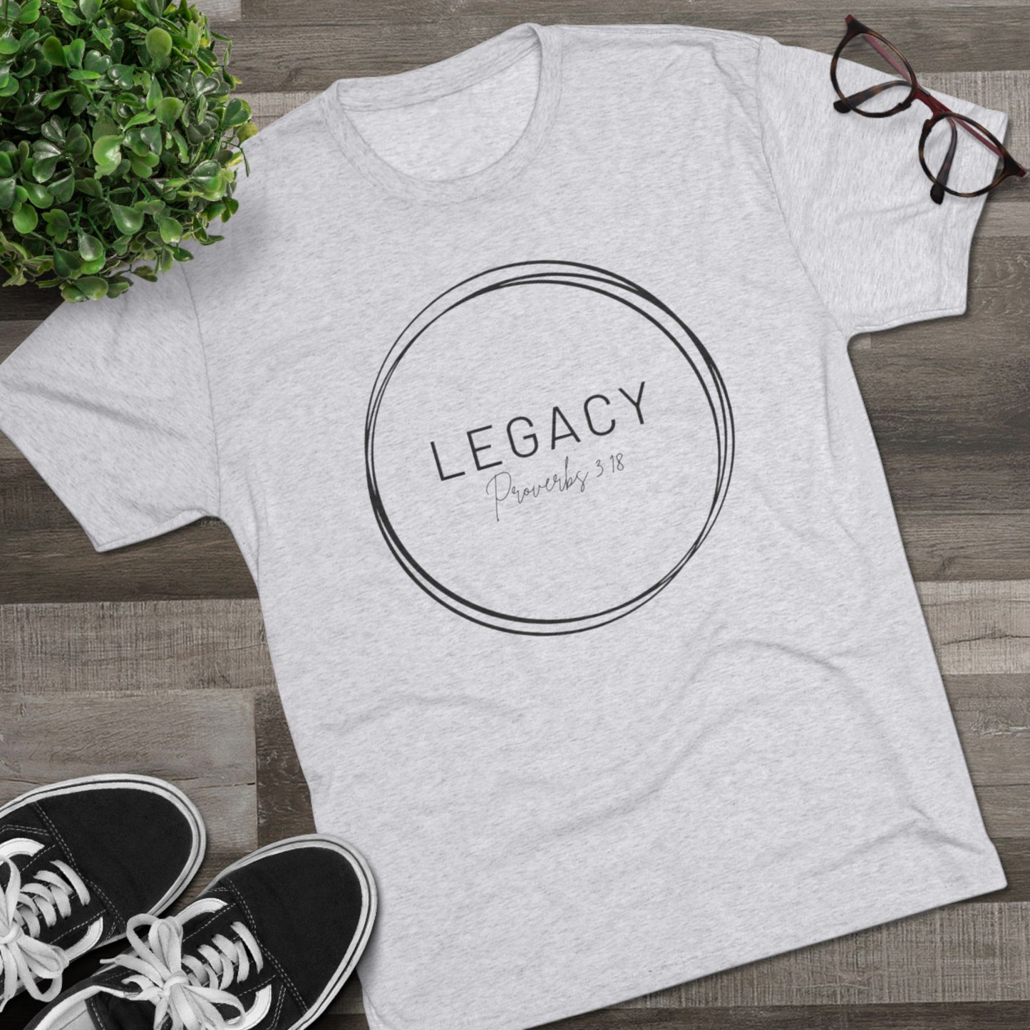 Legacy Circle Creed Tri-Blend Crew Tee