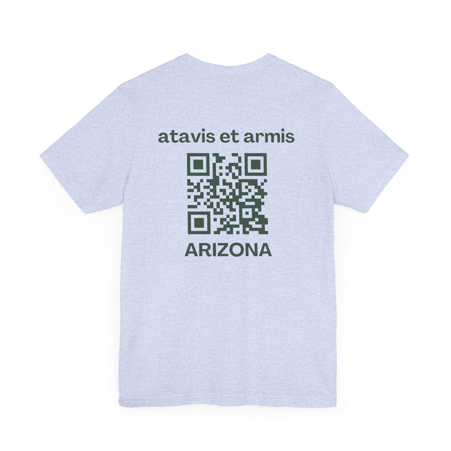 MHOSLJ Arizona T-Shirt - Large Cross Front and QR Back
