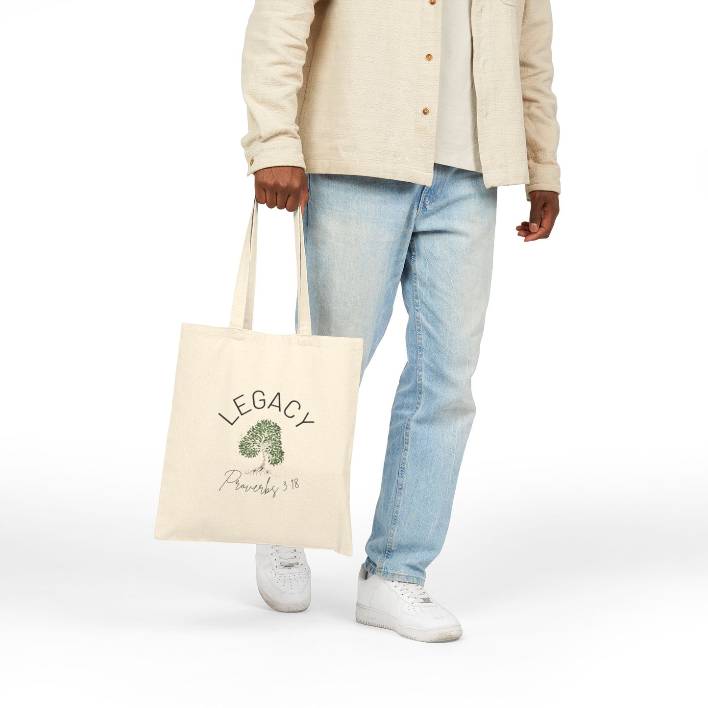Legacy Tree Cotton Canvas Tote Bag