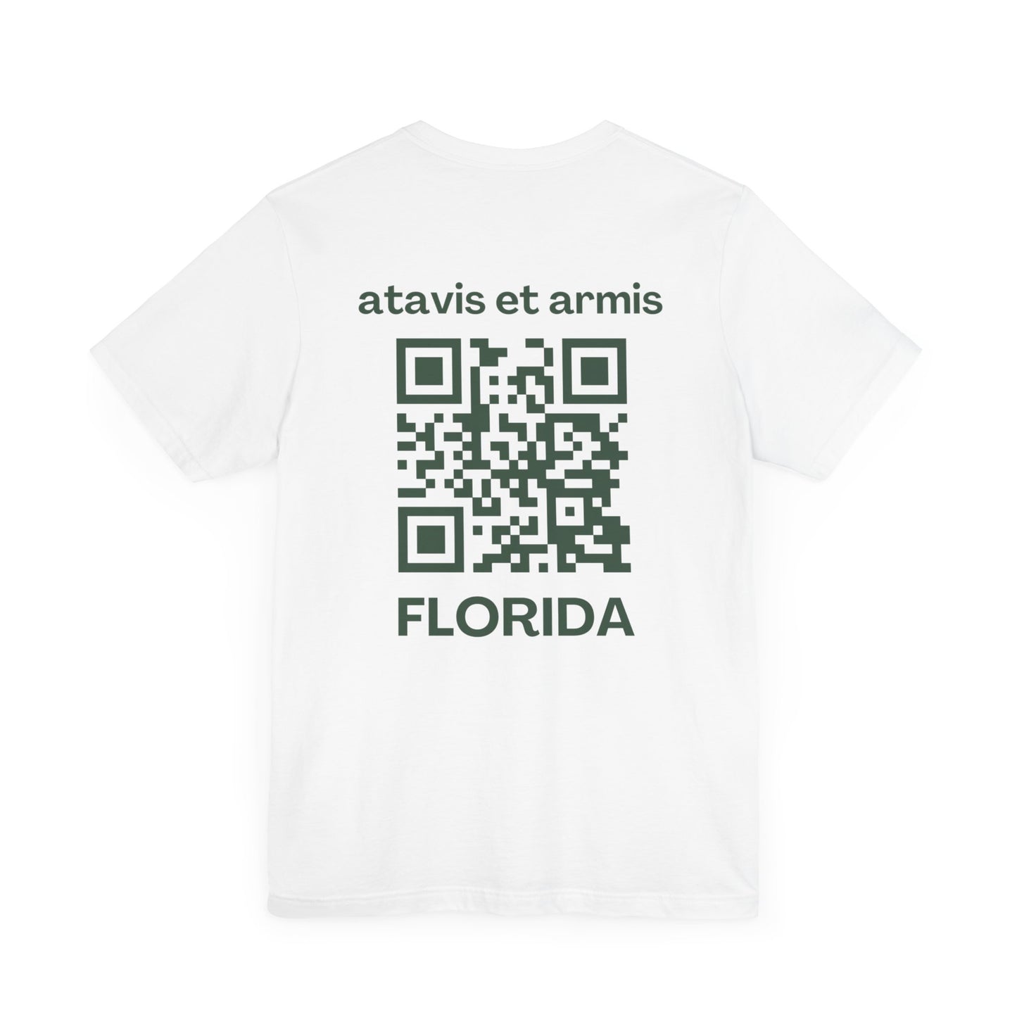 MHOSLJ Florida T-Shirt - Large Cross Front and QR Back