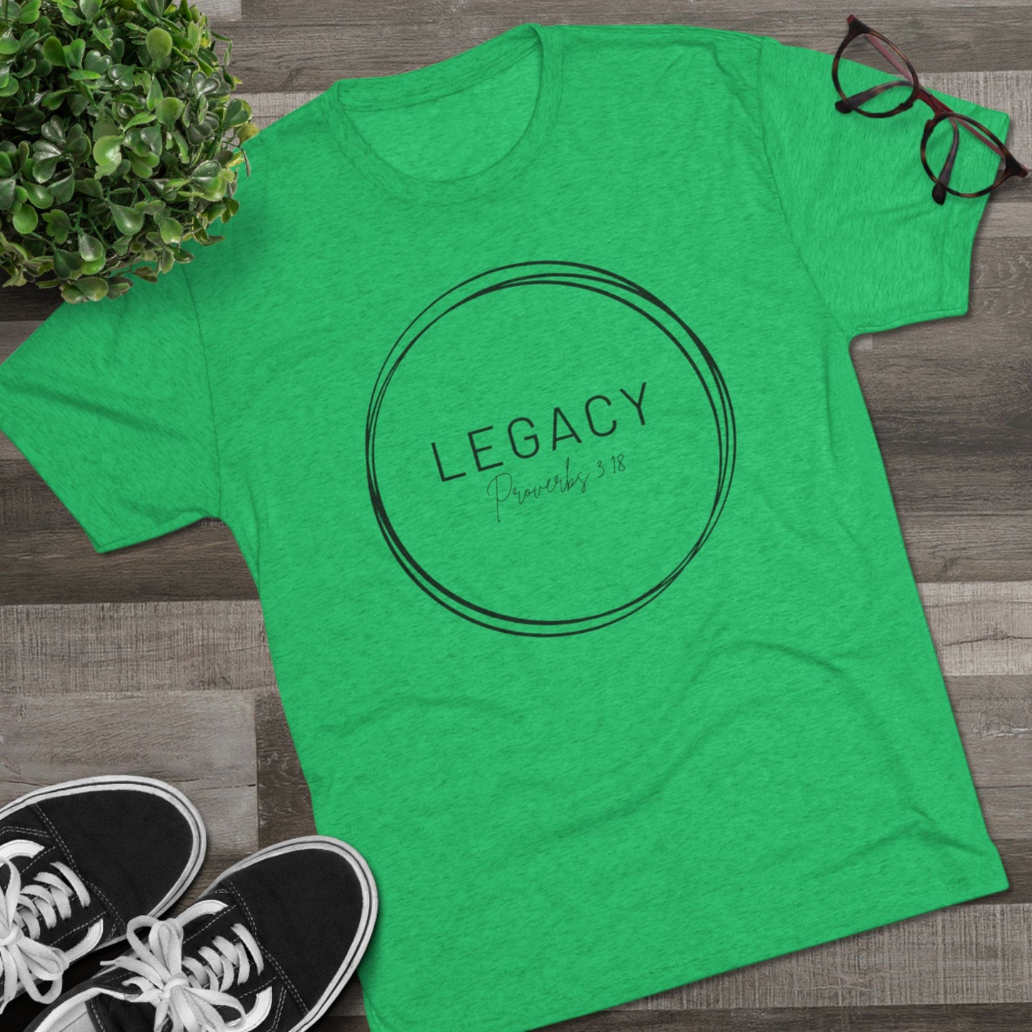 Legacy Circle Creed Tri-Blend Crew Tee