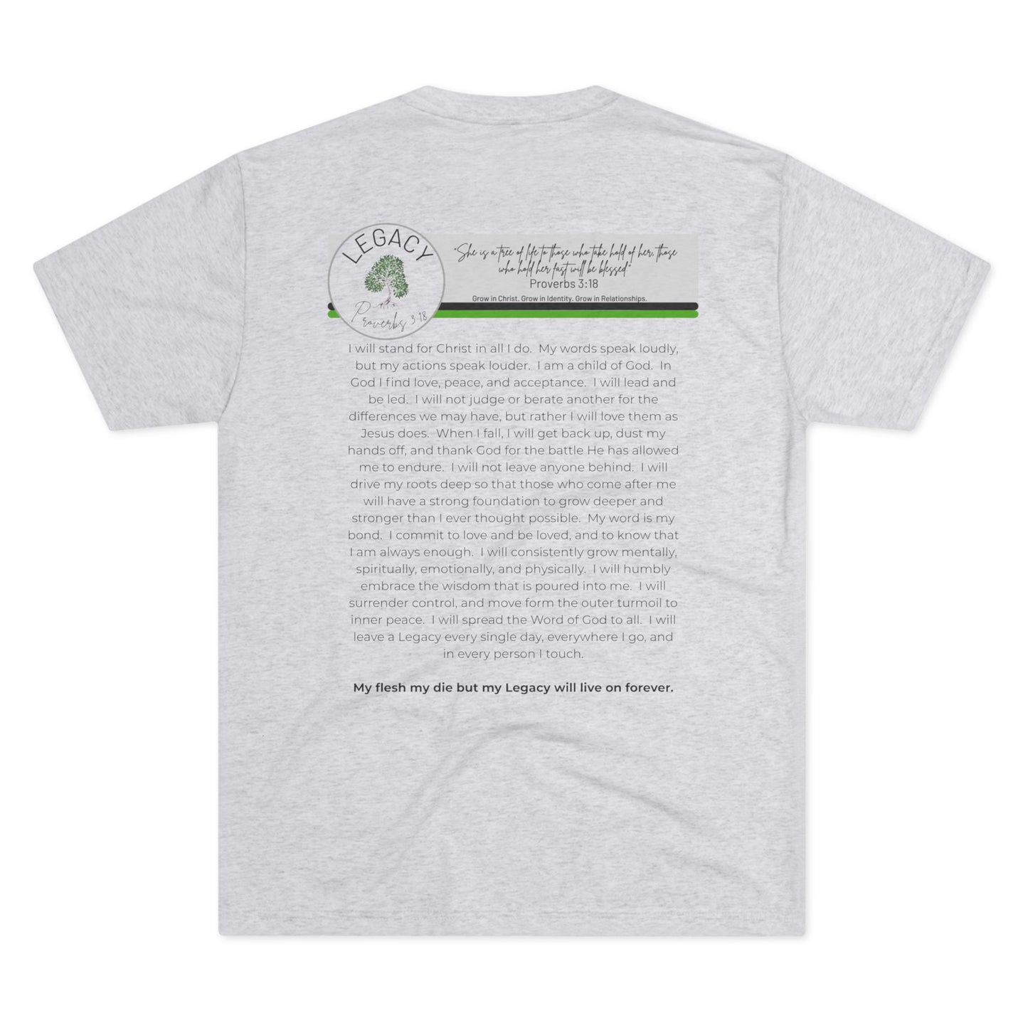 Legacy Circle Creed Tri-Blend Crew Tee