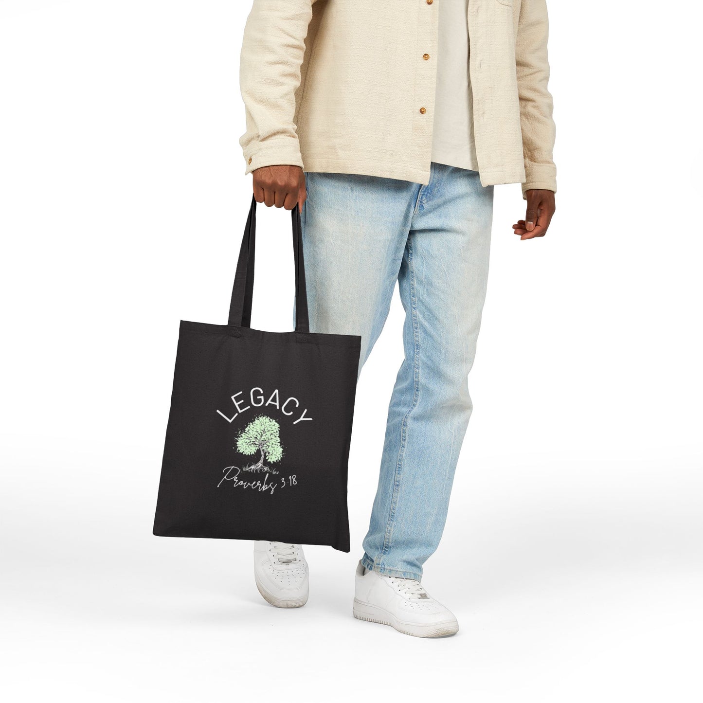 Legacy Tree Cotton Canvas Tote Bag