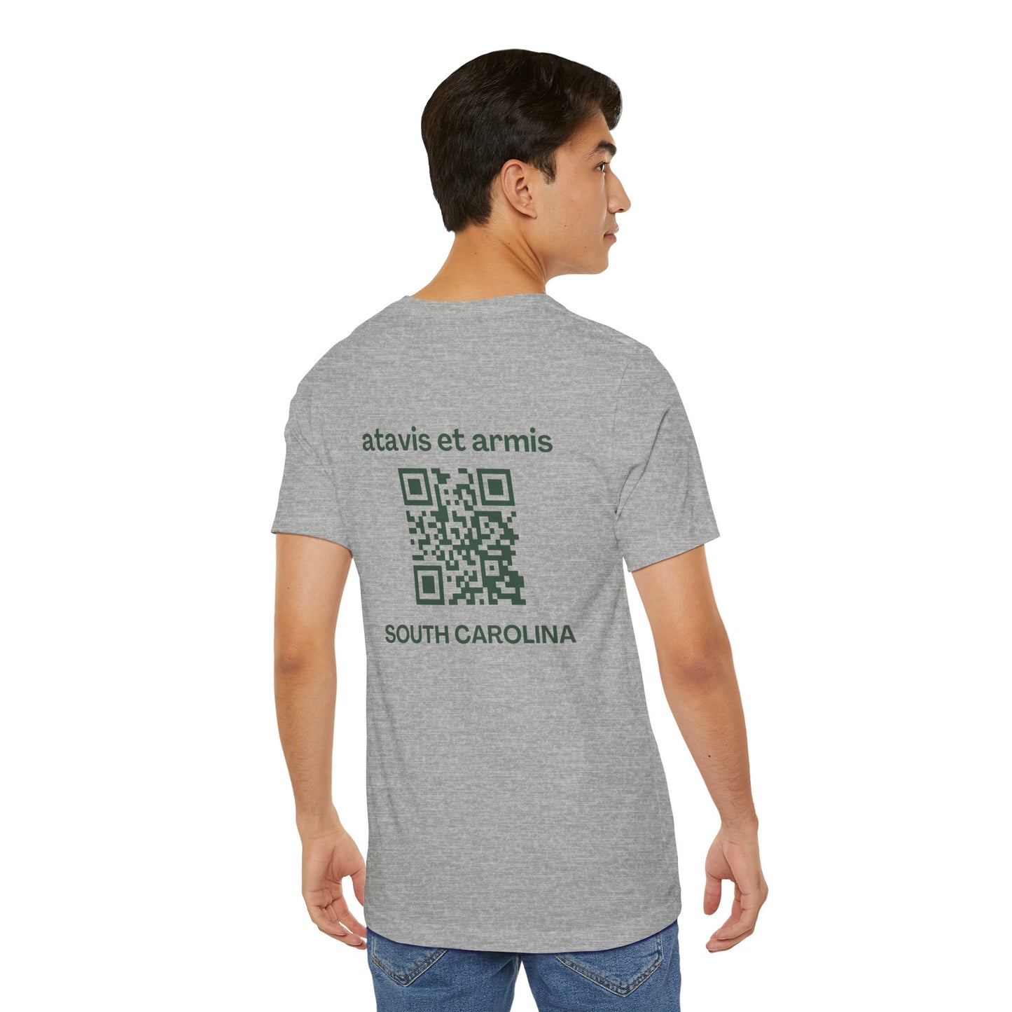 MHOSLJ South Carolina T-Shirt - Large Cross Front and QR Back