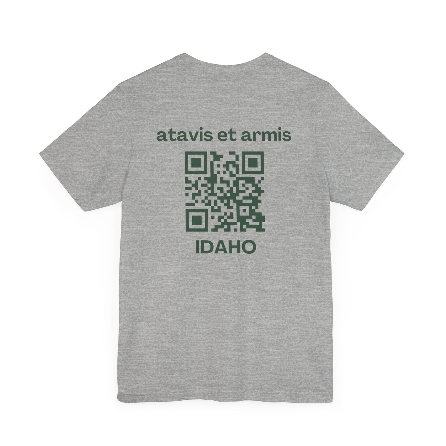 MHOSLJ Idaho T-Shirt - Large Cross Front and QR Back