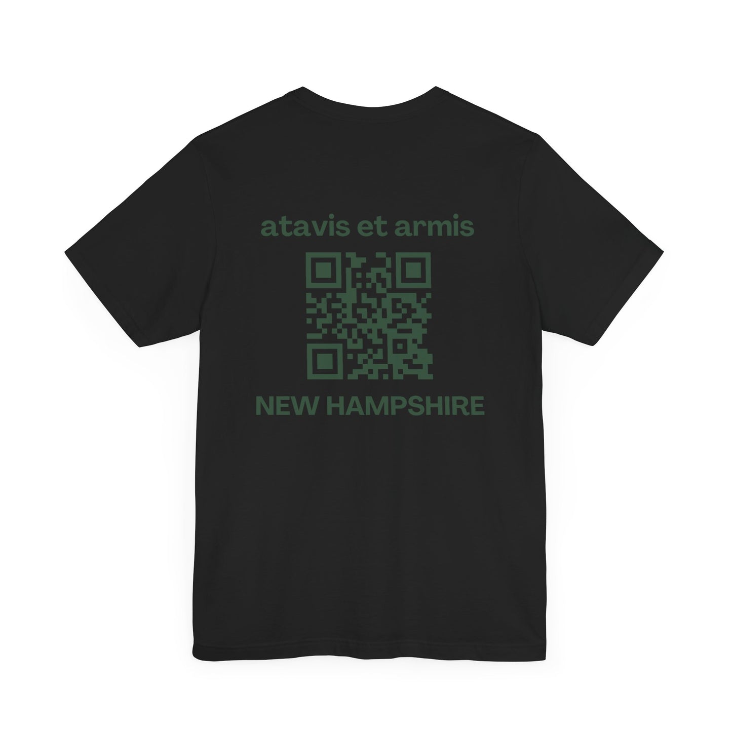 MHOSLJ New Hampshire T-Shirt - Large Cross Front and QR Back