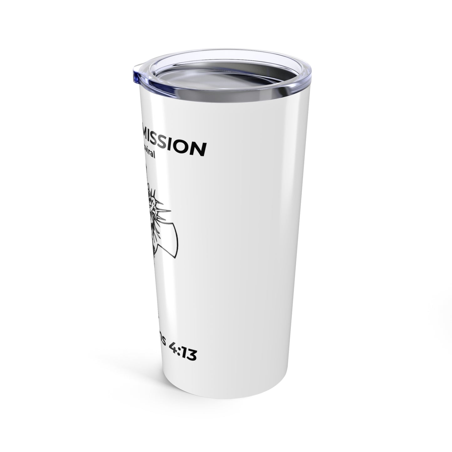 HDUB Cross Living on Mission Tumbler 20oz