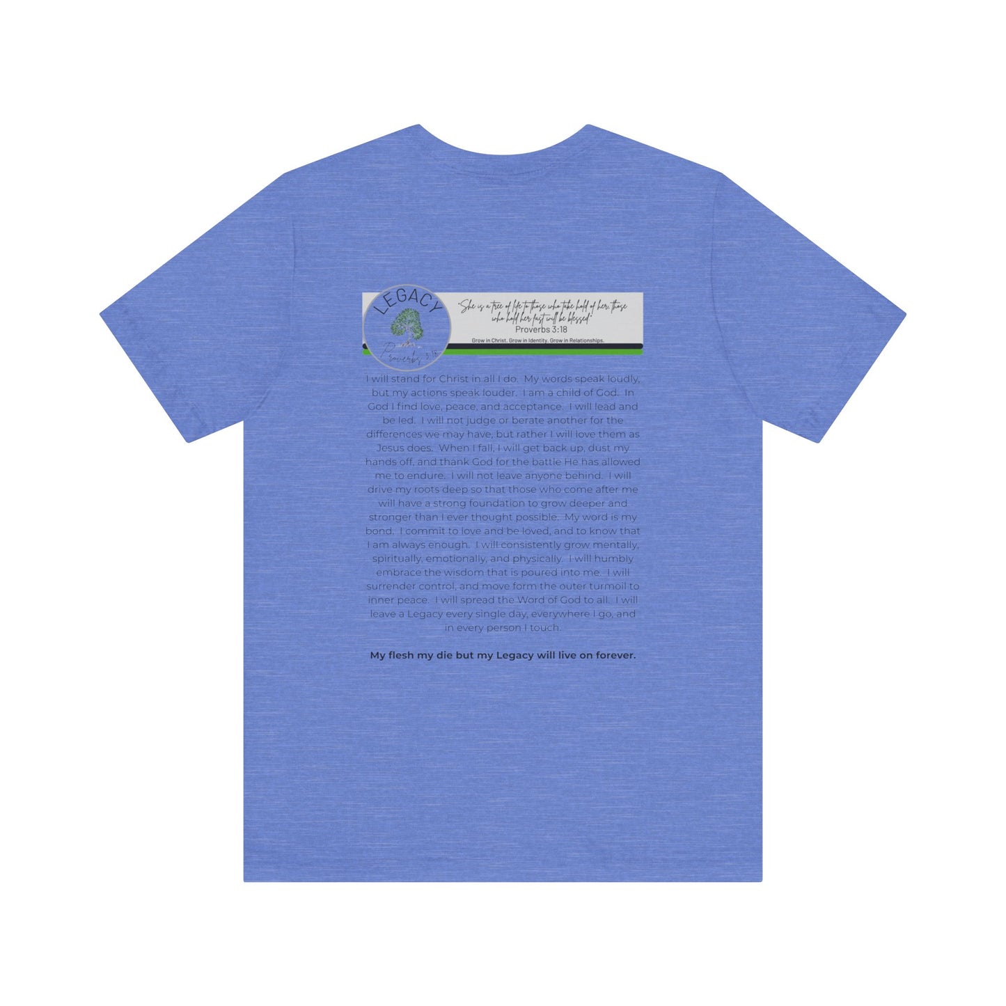 Legacy Tree Creed Cotton Blend Tee