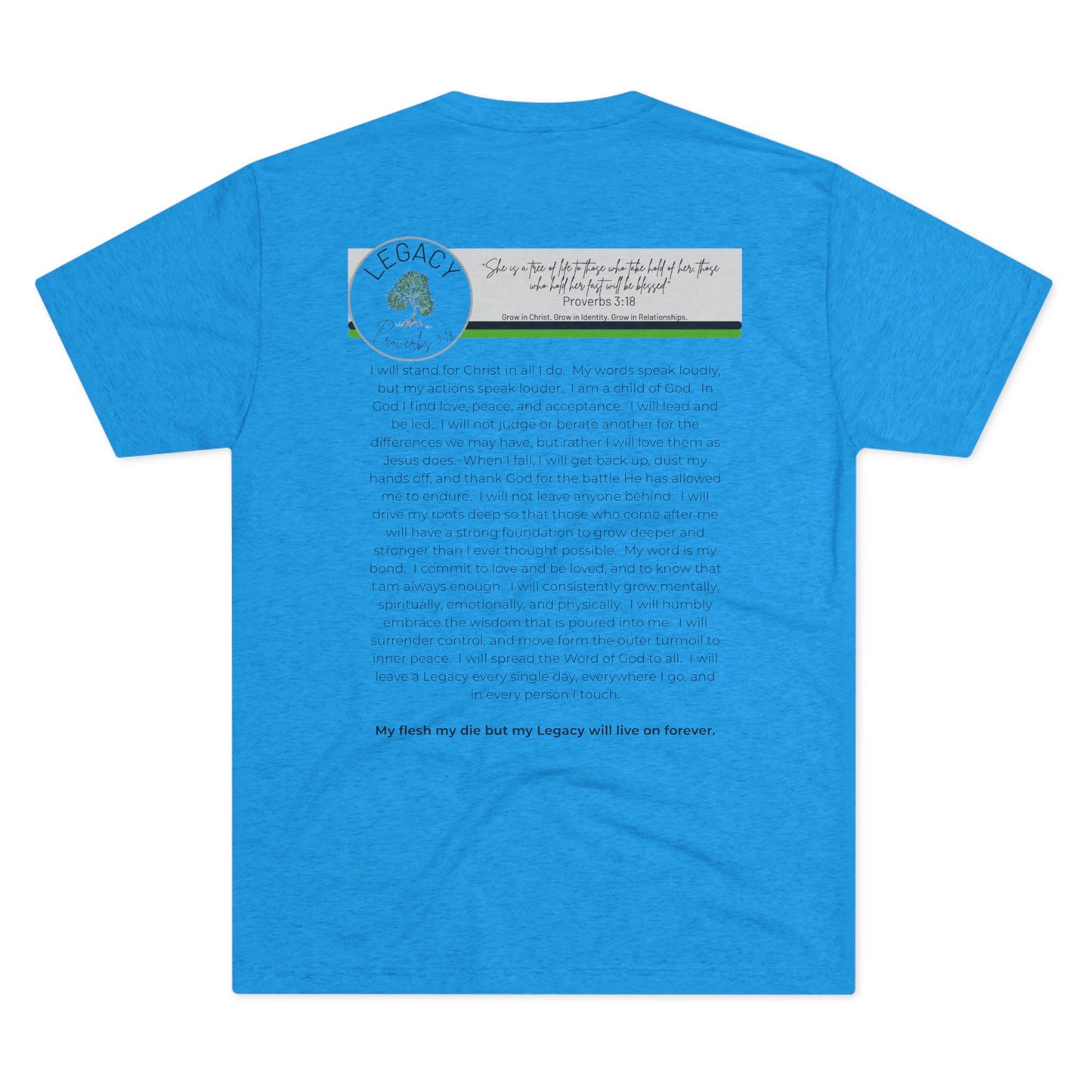 Legacy Circle Creed Tri-Blend Crew Tee