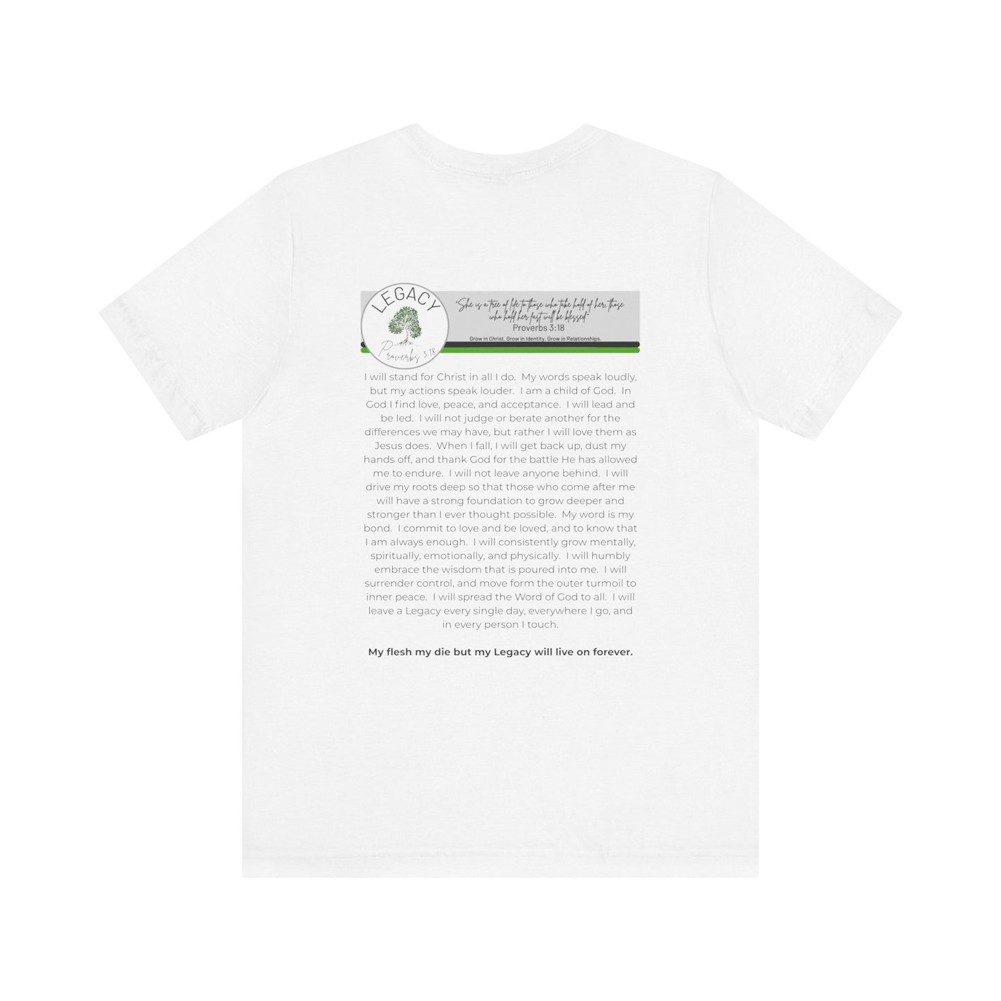 Legacy Tree Creed Cotton Blend Tee