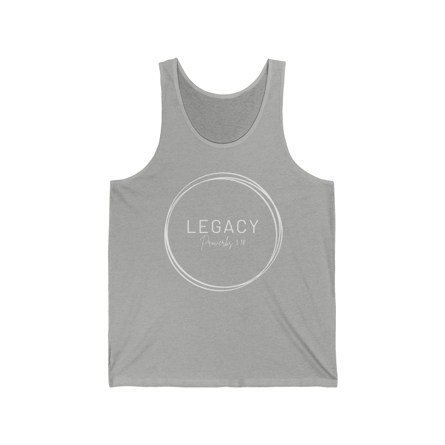 Legacy Circle Flowy Racerback Unisex Tank