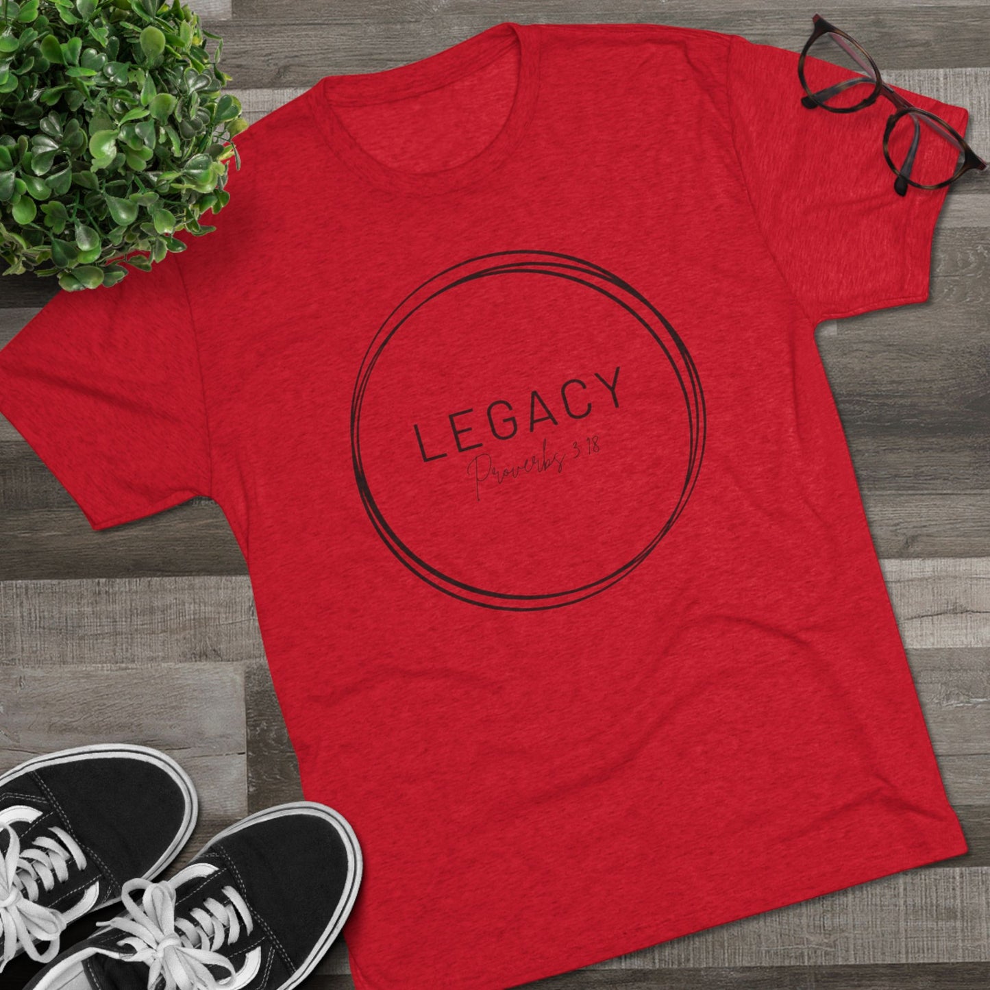 Legacy Circle Creed Tri-Blend Crew Tee