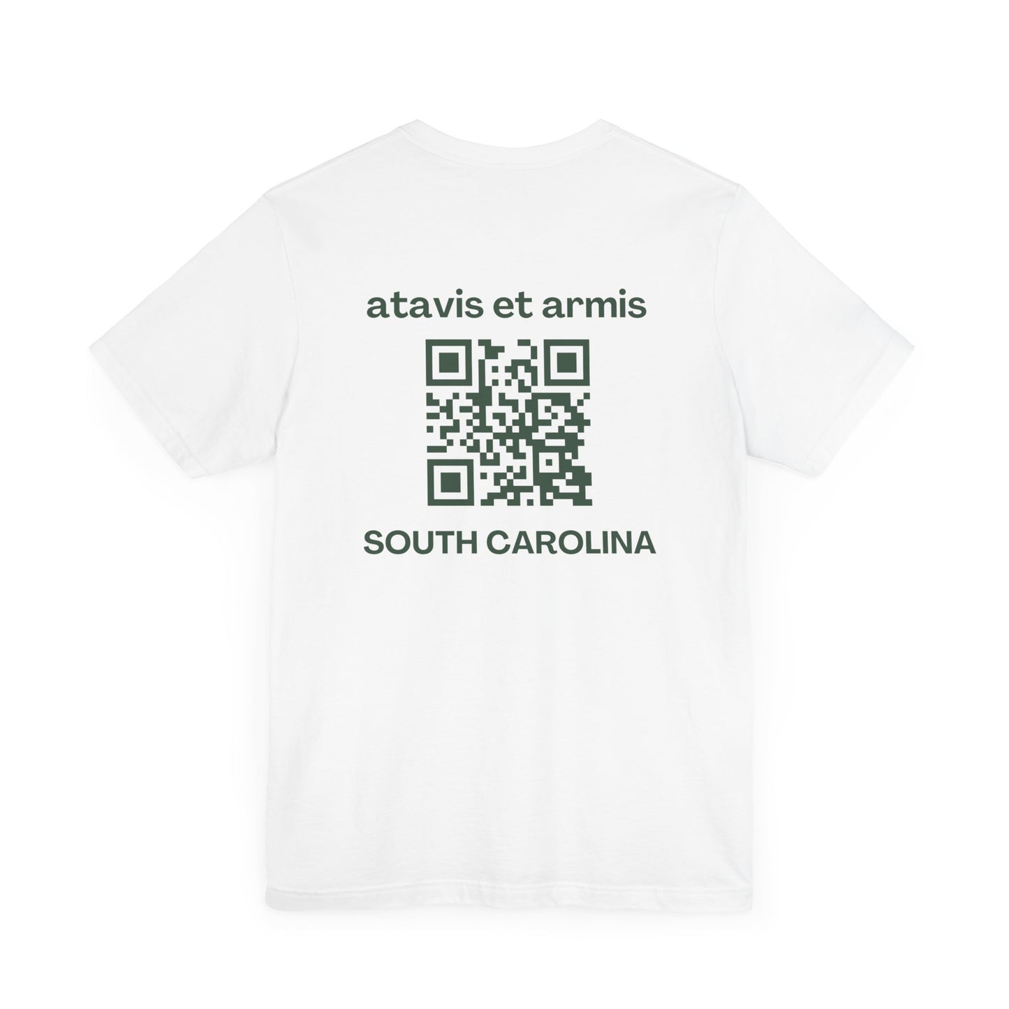 MHOSLJ South Carolina T-Shirt - Large Cross Front and QR Back