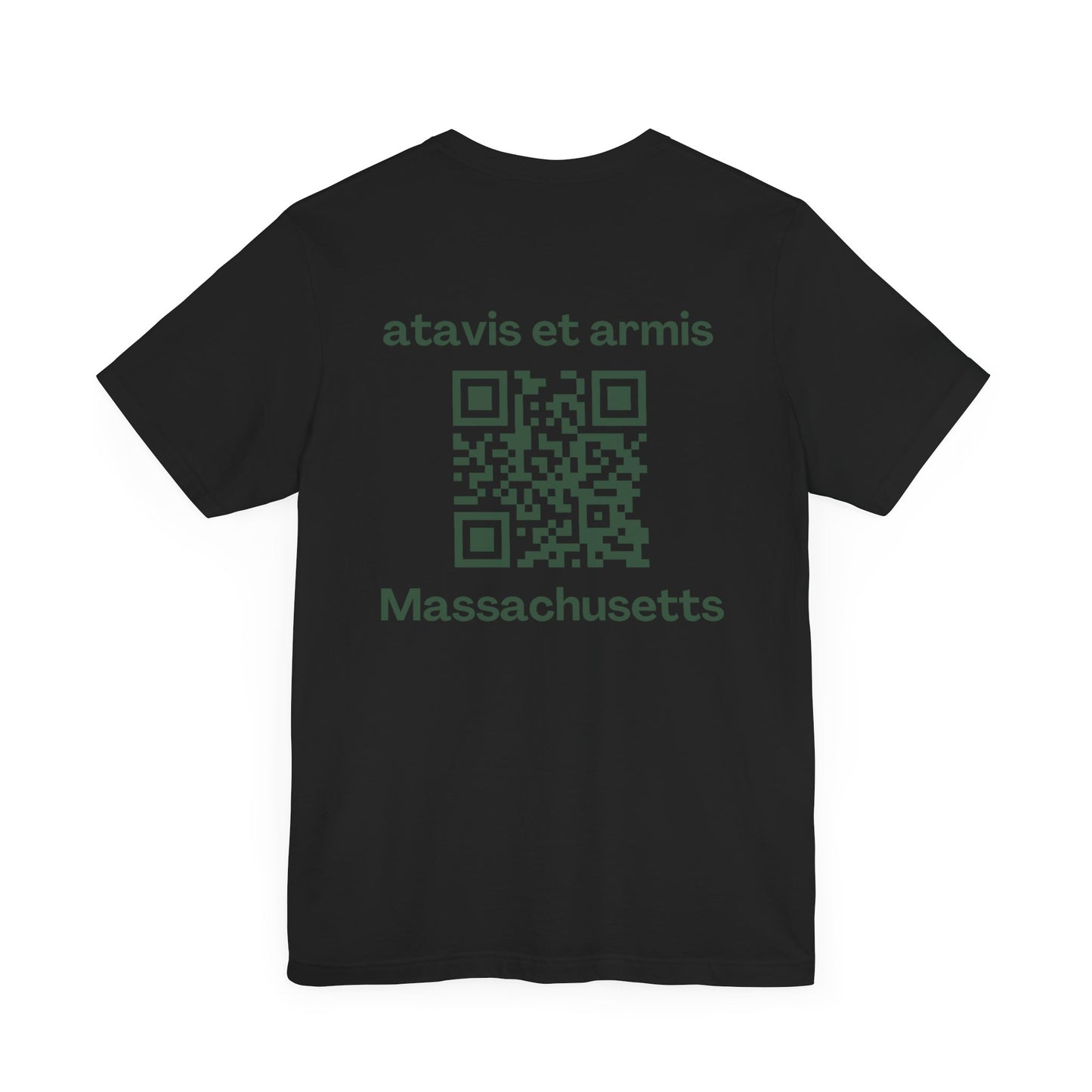 MHOSLJ Massachusetts T-Shirt - Large Cross Front and QR Back