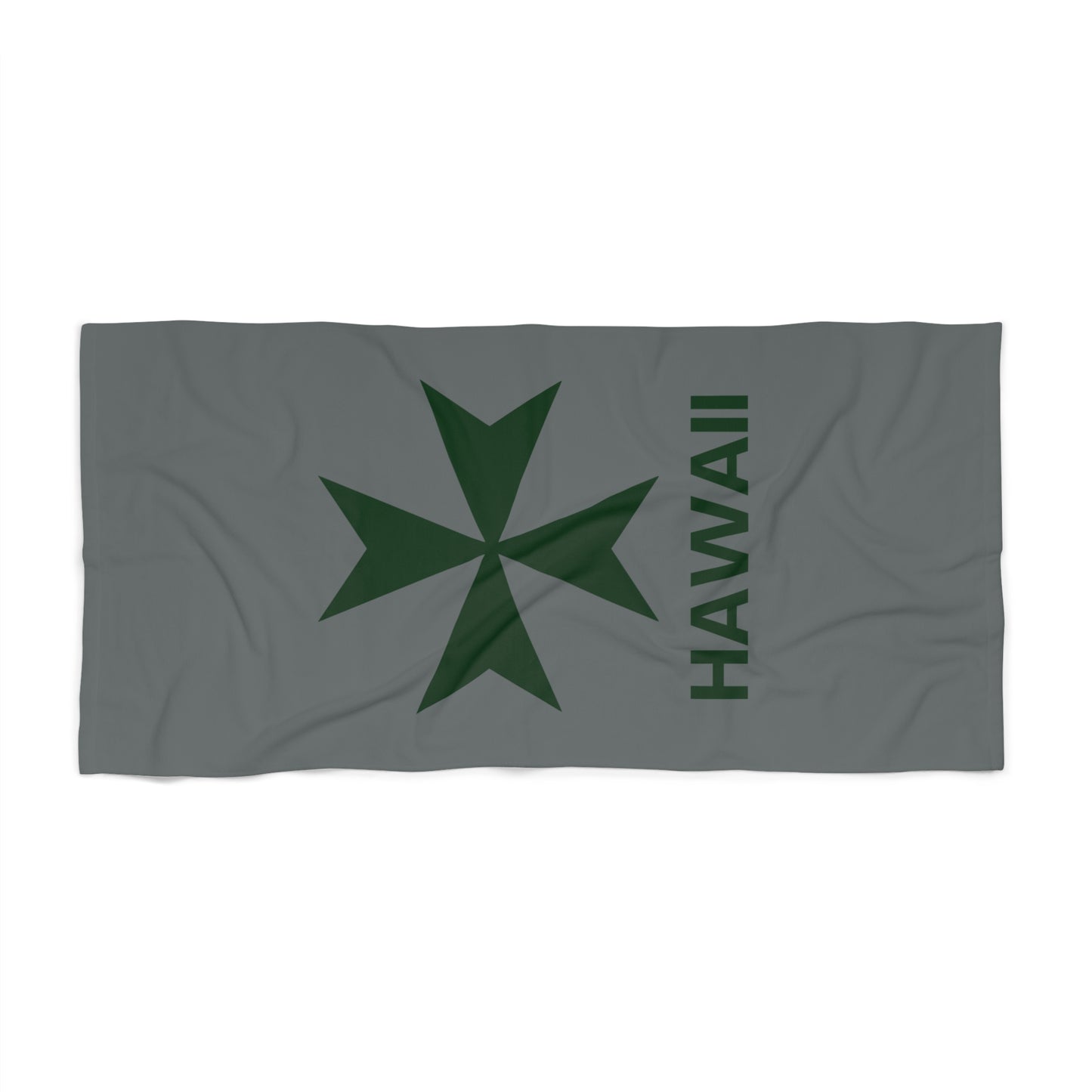 MHOSLJ Hawaii Beach Towel - Dark Grey