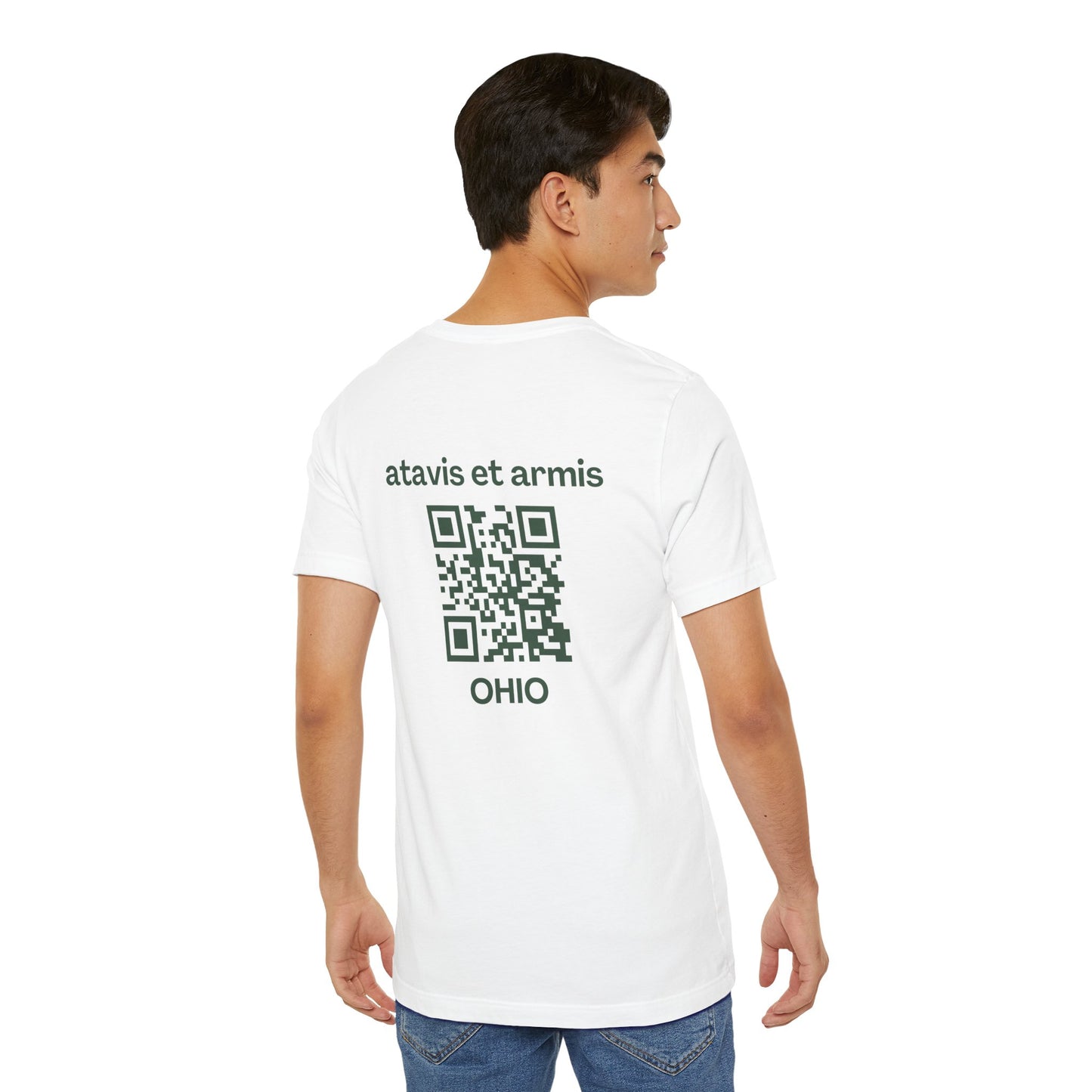 MHOSLJ Ohio T-Shirt - Large Cross Front and QR Back