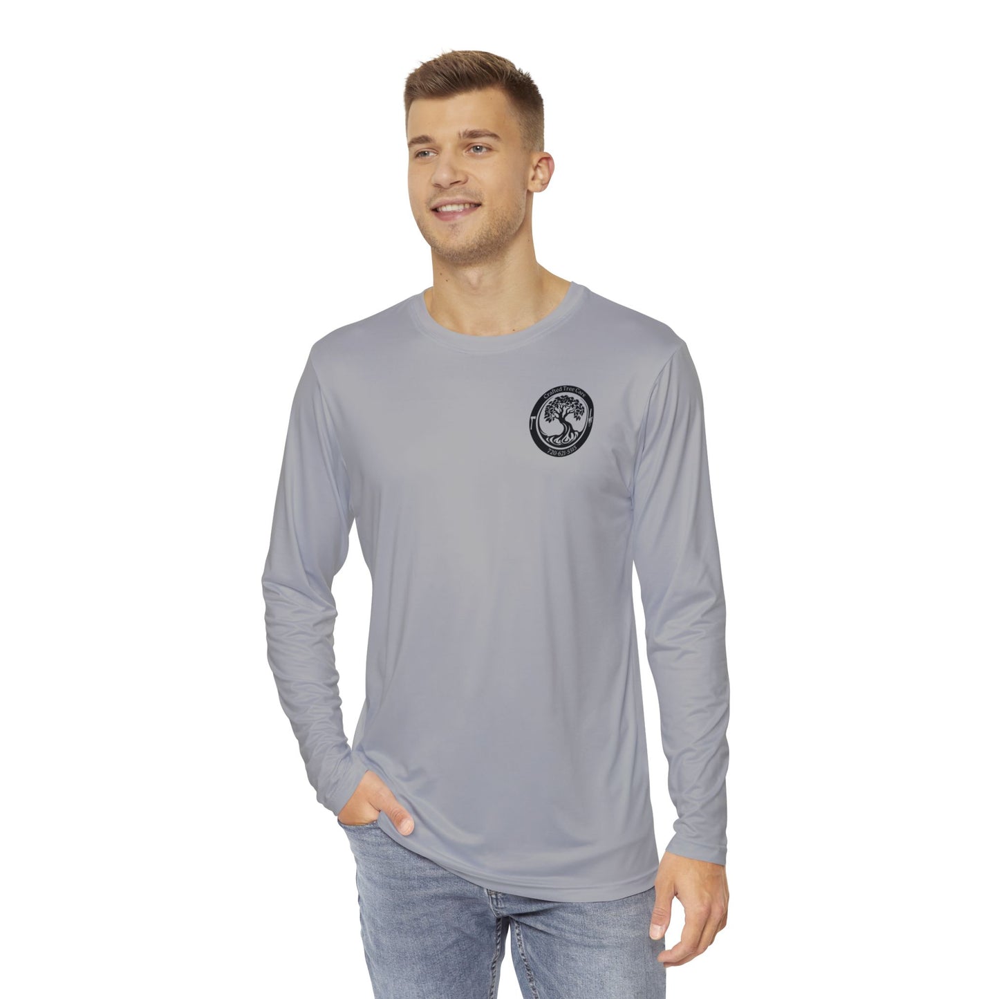 CTC Polyester Long Sleeve Shirt - Light Grey