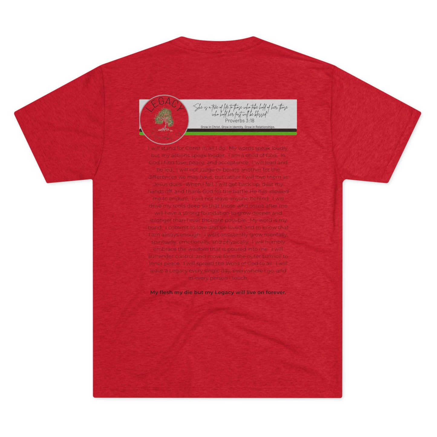 Legacy Circle Creed Tri-Blend Crew Tee