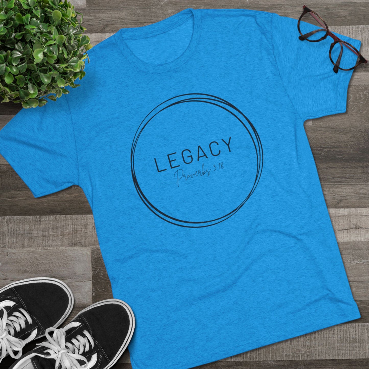 Legacy Circle Creed Tri-Blend Crew Tee