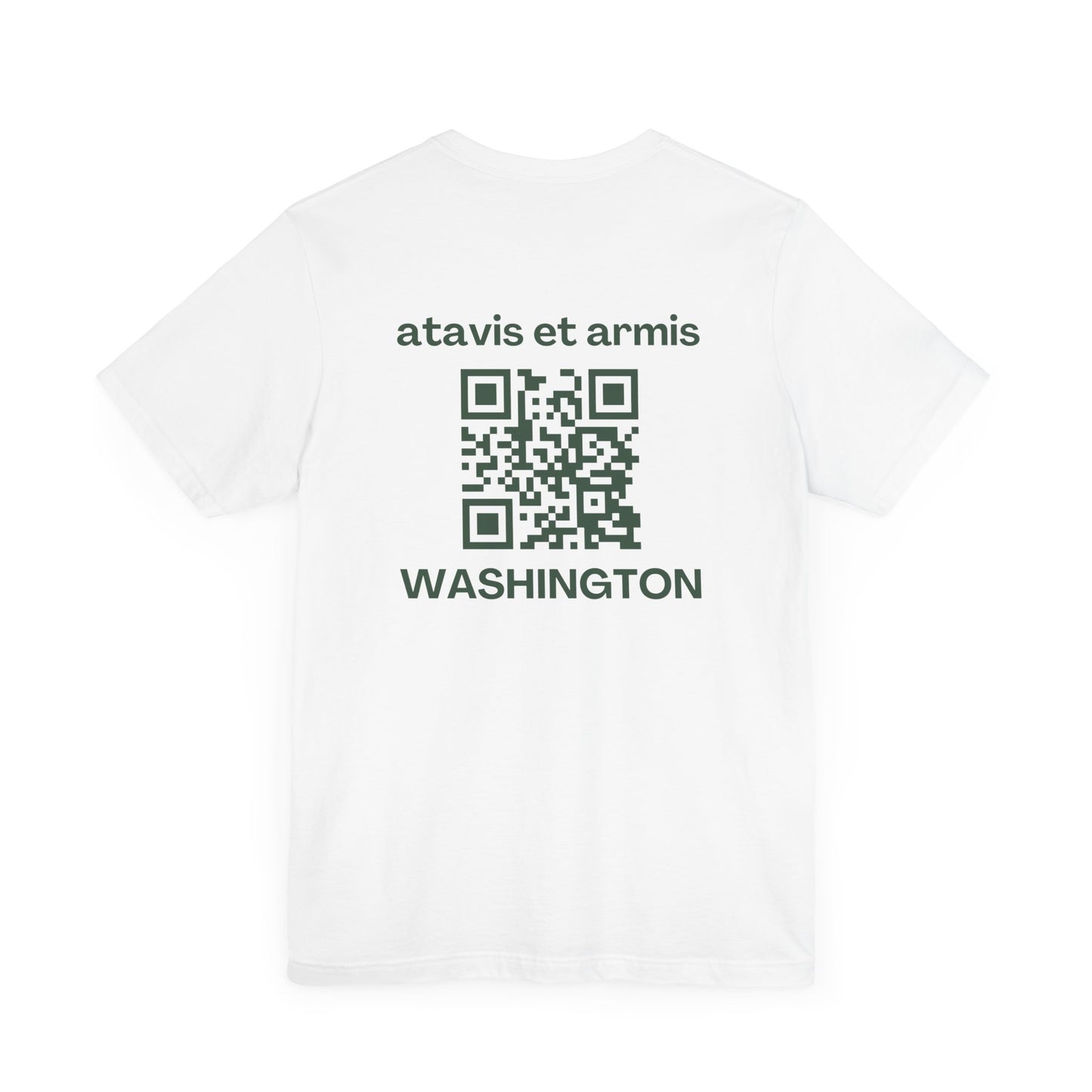 MHOSLJ Washington T-Shirt - Large Cross Front and QR Back