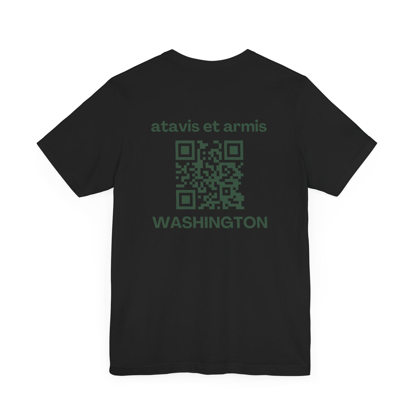 MHOSLJ Washington T-Shirt - Large Cross Front and QR Back