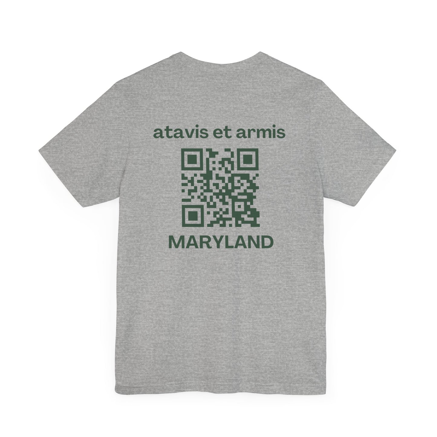 MHOSLJ Maryland T-Shirt - Large Cross Front and QR Back