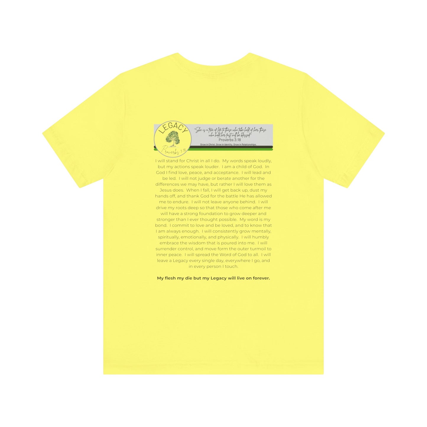 Legacy Tree Creed Cotton Blend Tee