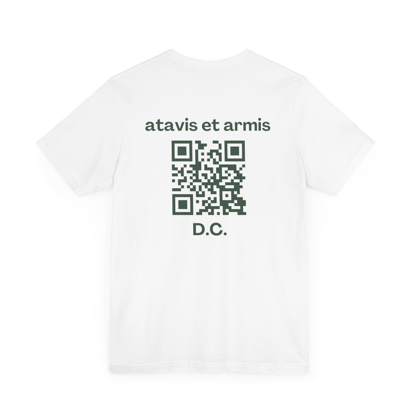 MHOSLJ D.C. T-Shirt - Large Cross Front and QR Back