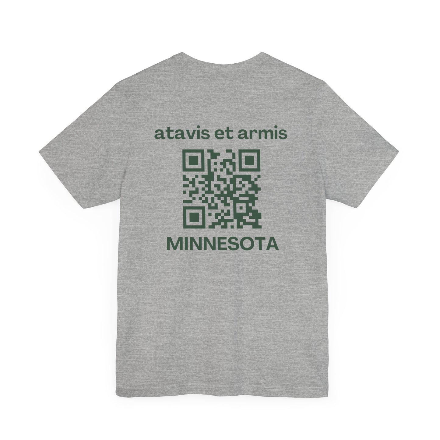 MHOSLJ Minnesota T-Shirt - Large Cross Front and QR Back