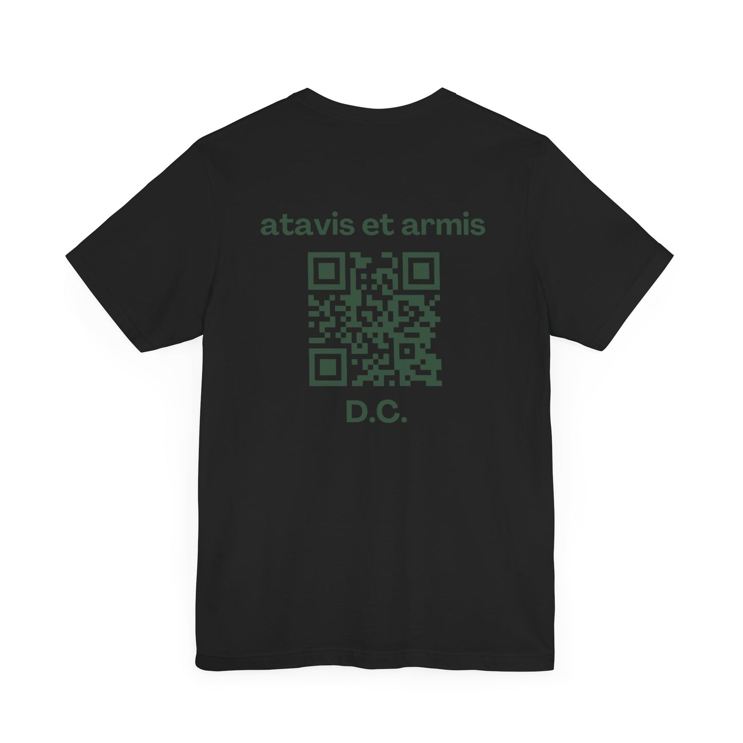MHOSLJ D.C. T-Shirt - Large Cross Front and QR Back