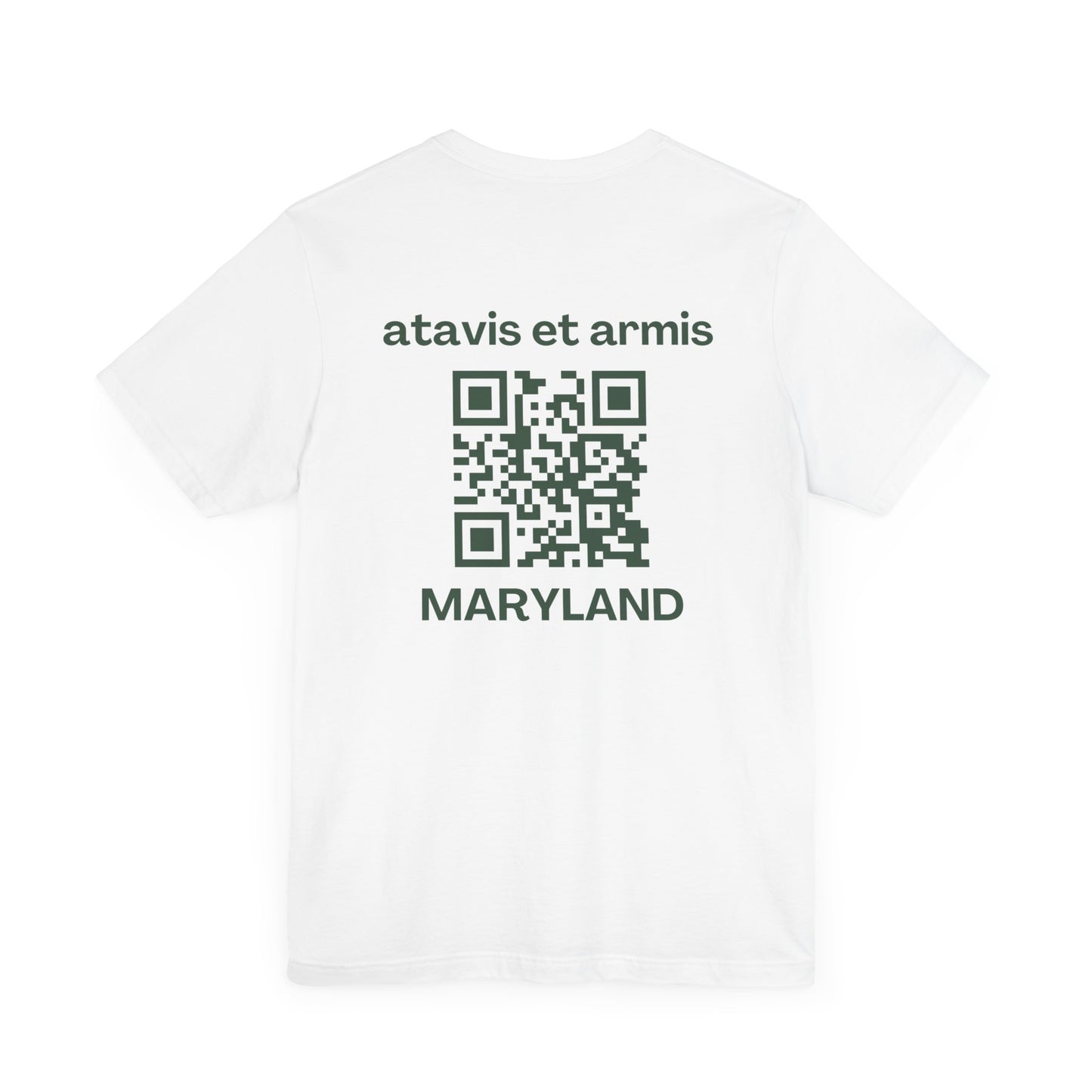MHOSLJ Maryland T-Shirt - Large Cross Front and QR Back